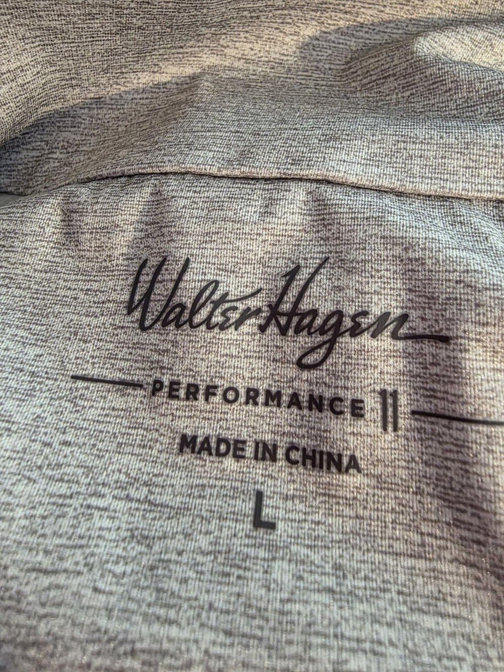 Walter Hagen P11 Light Gray Zip-Up Women's Rain Jacket Size Large - Picture 8 of 9